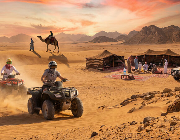 Quad Bike Safari Hurghada: Camel Ride & Sunset From €35